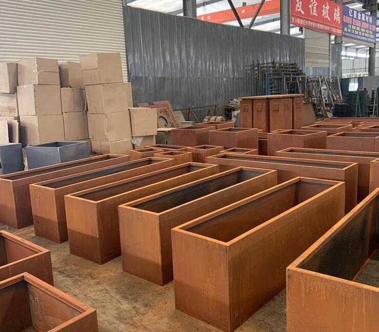 望城耐候钢板花箱