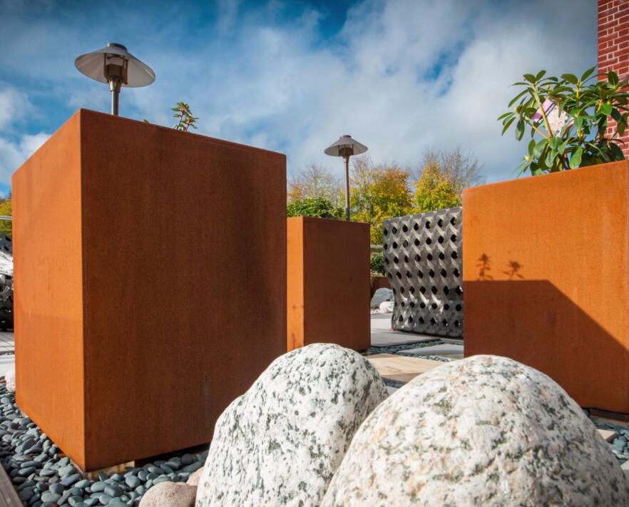 望城锈钢板花箱