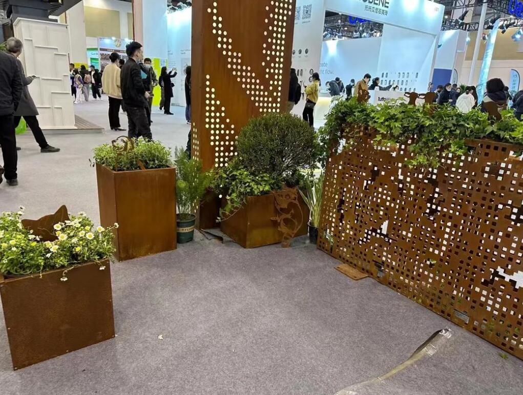 望城耐候钢花箱