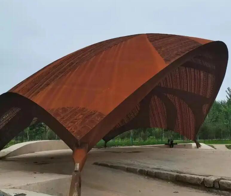 望城耐候钢幕墙案例